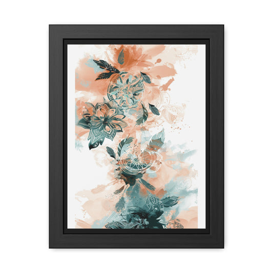 Botanical Dream Framed Poster — Aesthetic Wall Art, Boho Botanical Print, Home Decor Gift for Her | Vintageanna