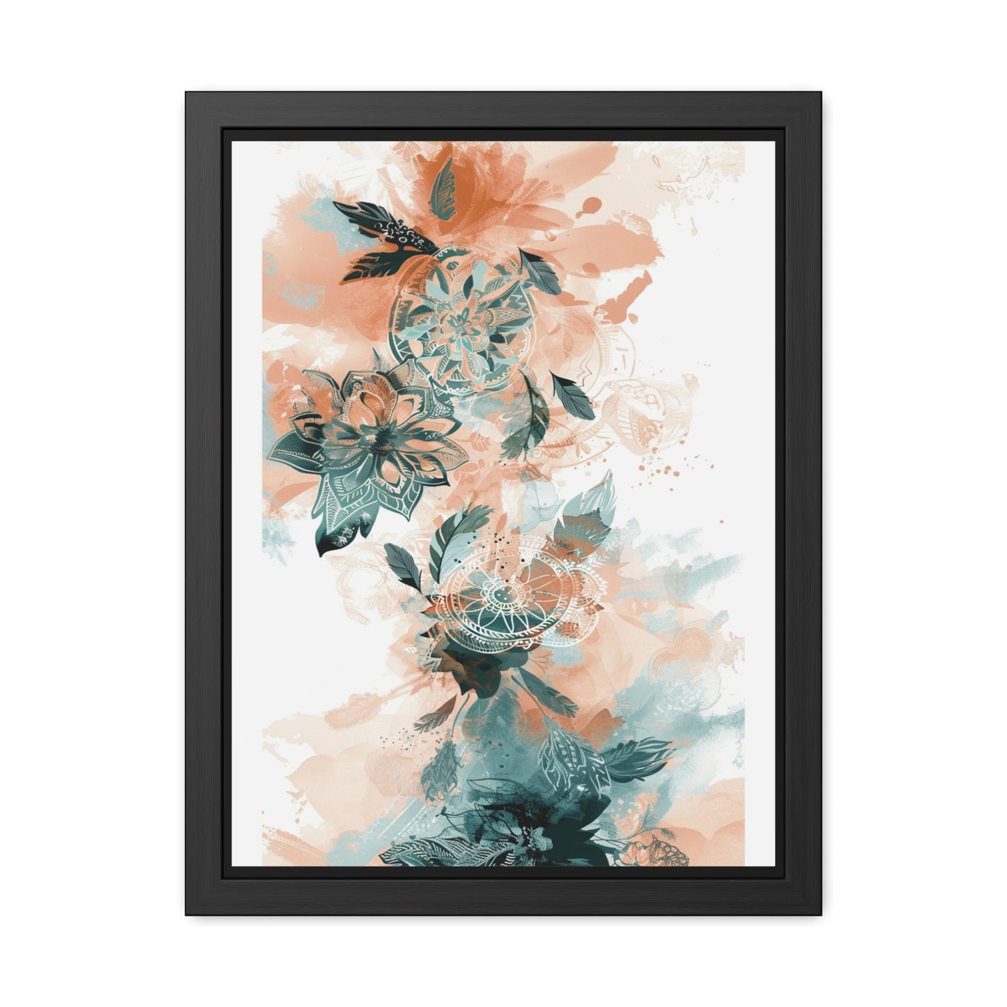 Botanical Dream Framed Poster — Aesthetic Wall Art, Boho Botanical Print, Home Decor Gift for Her | Vintageanna