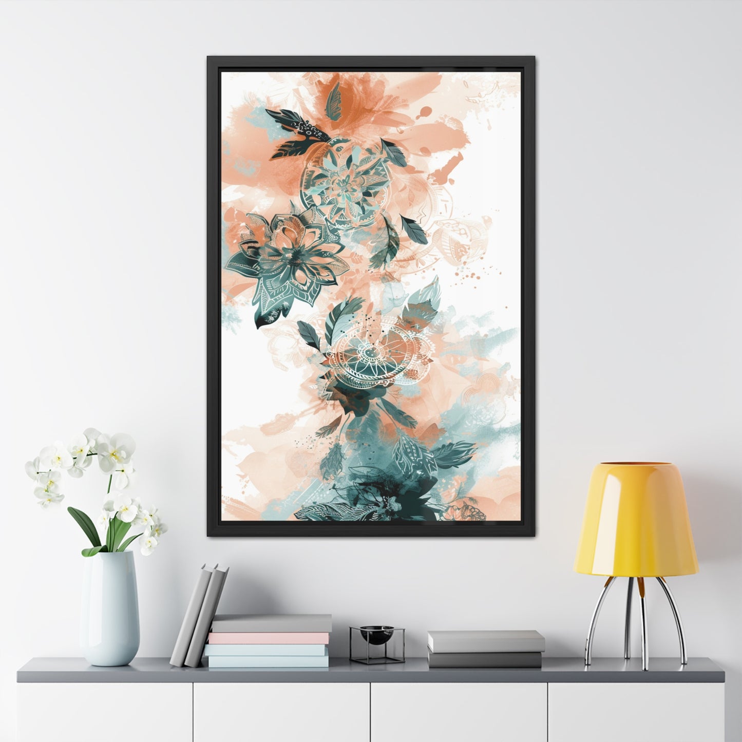 Botanical Dream Framed Poster — Aesthetic Wall Art, Boho Botanical Print, Home Decor Gift for Her | Vintageanna