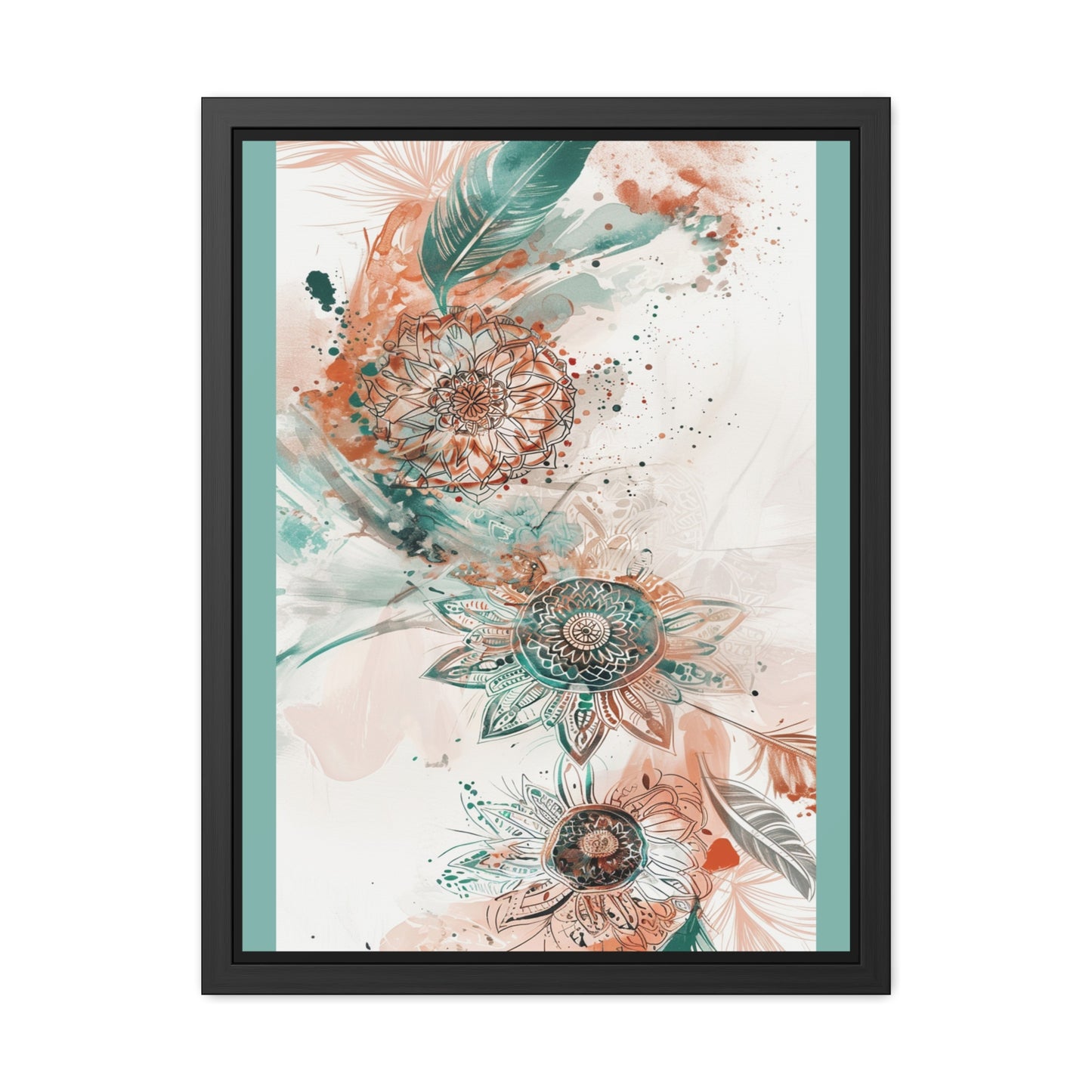 Floral Wall Art Print — Boho Framed Poster, Botanical Home Decor, Vintage-Inspired Gift for Her | Vintageanna