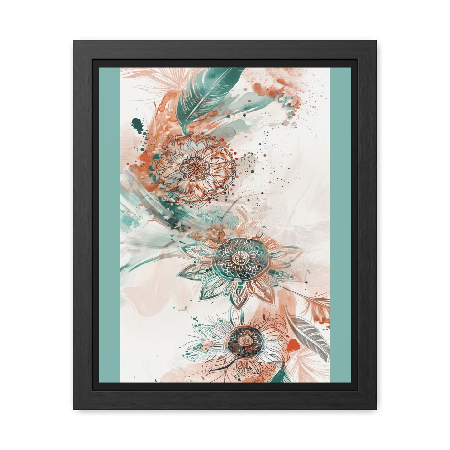 Floral Wall Art Print — Boho Framed Poster, Botanical Home Decor, Vintage-Inspired Gift for Her | Vintageanna