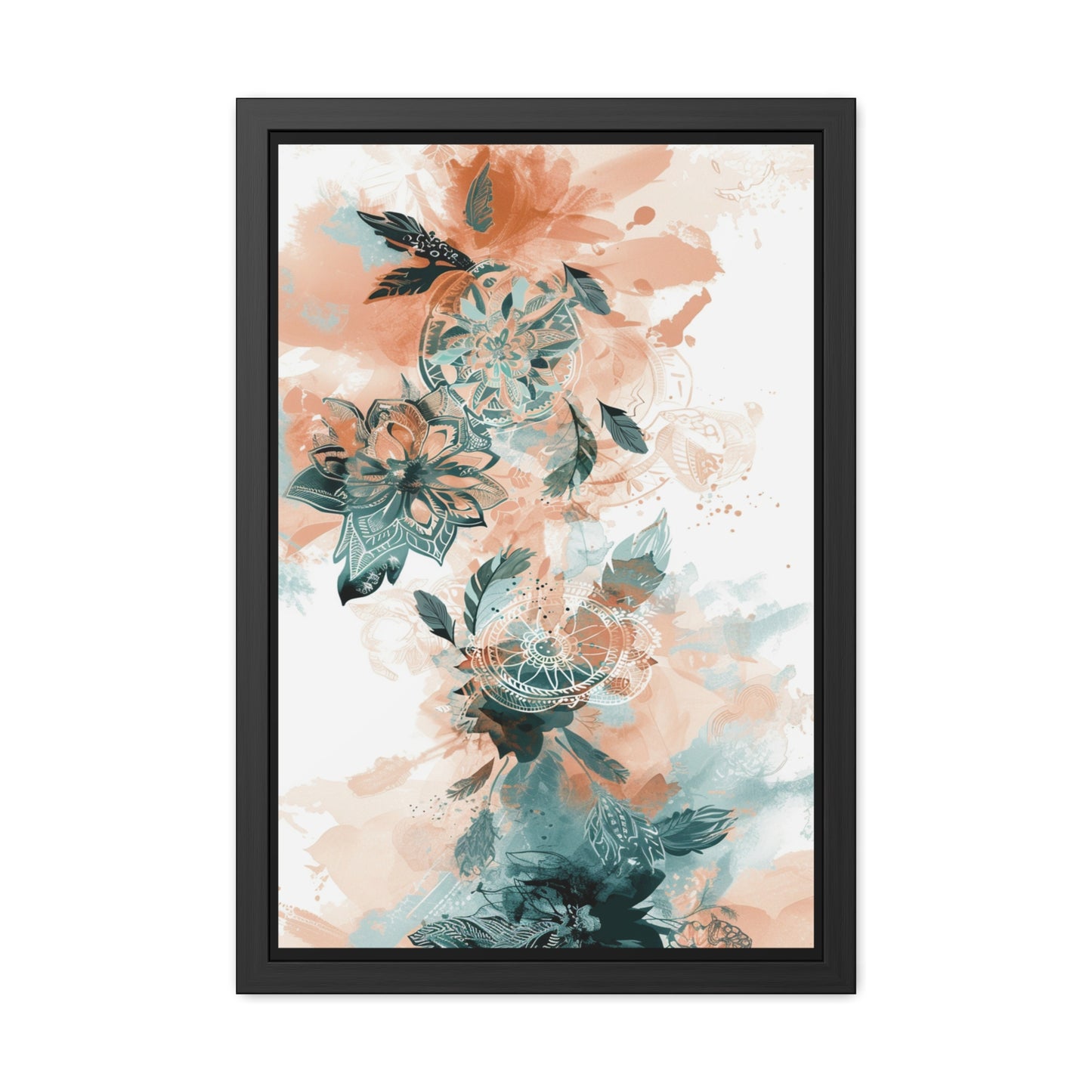 Botanical Dream Framed Poster — Aesthetic Wall Art, Boho Botanical Print, Home Decor Gift for Her | Vintageanna