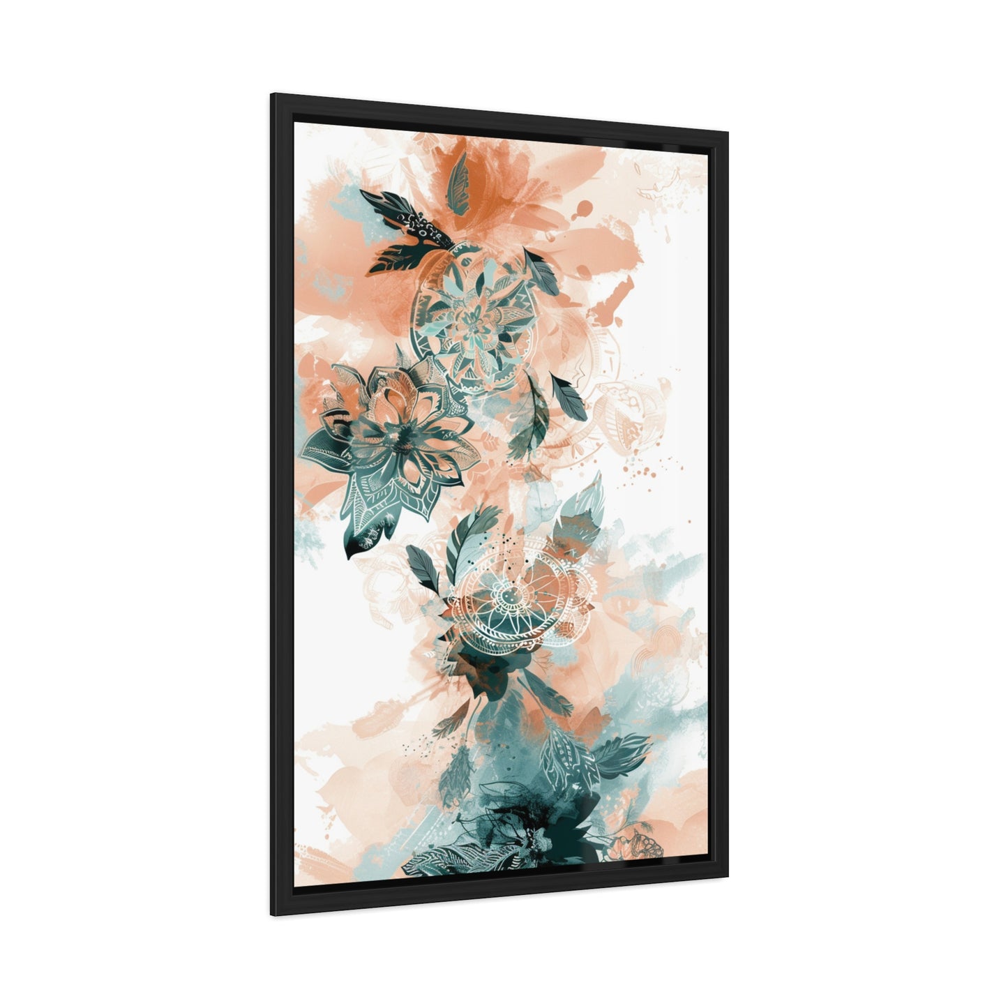 Botanical Dream Framed Poster — Aesthetic Wall Art, Boho Botanical Print, Home Decor Gift for Her | Vintageanna