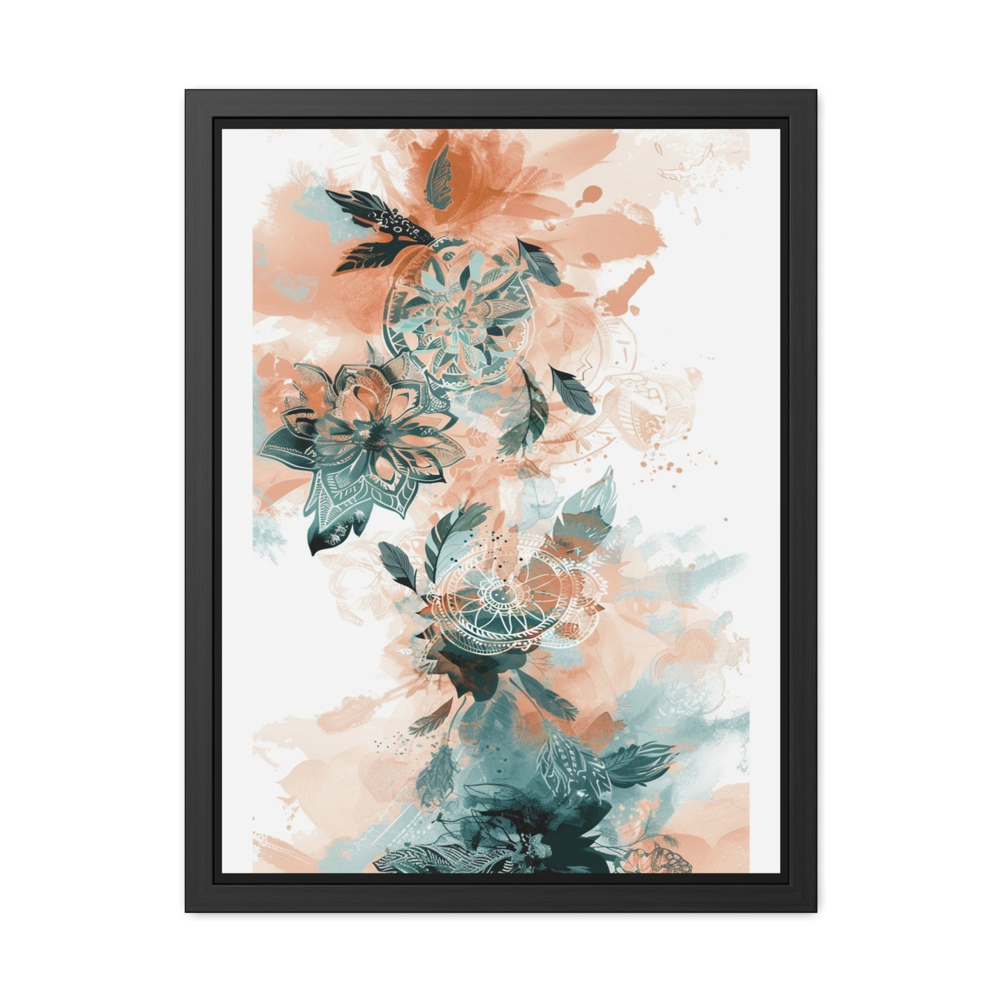 Botanical Dream Framed Poster — Aesthetic Wall Art, Boho Botanical Print, Home Decor Gift for Her | Vintageanna