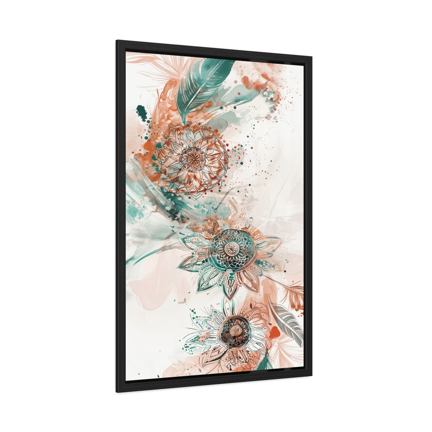 Floral Wall Art Print — Boho Framed Poster, Botanical Home Decor, Vintage-Inspired Gift for Her | Vintageanna