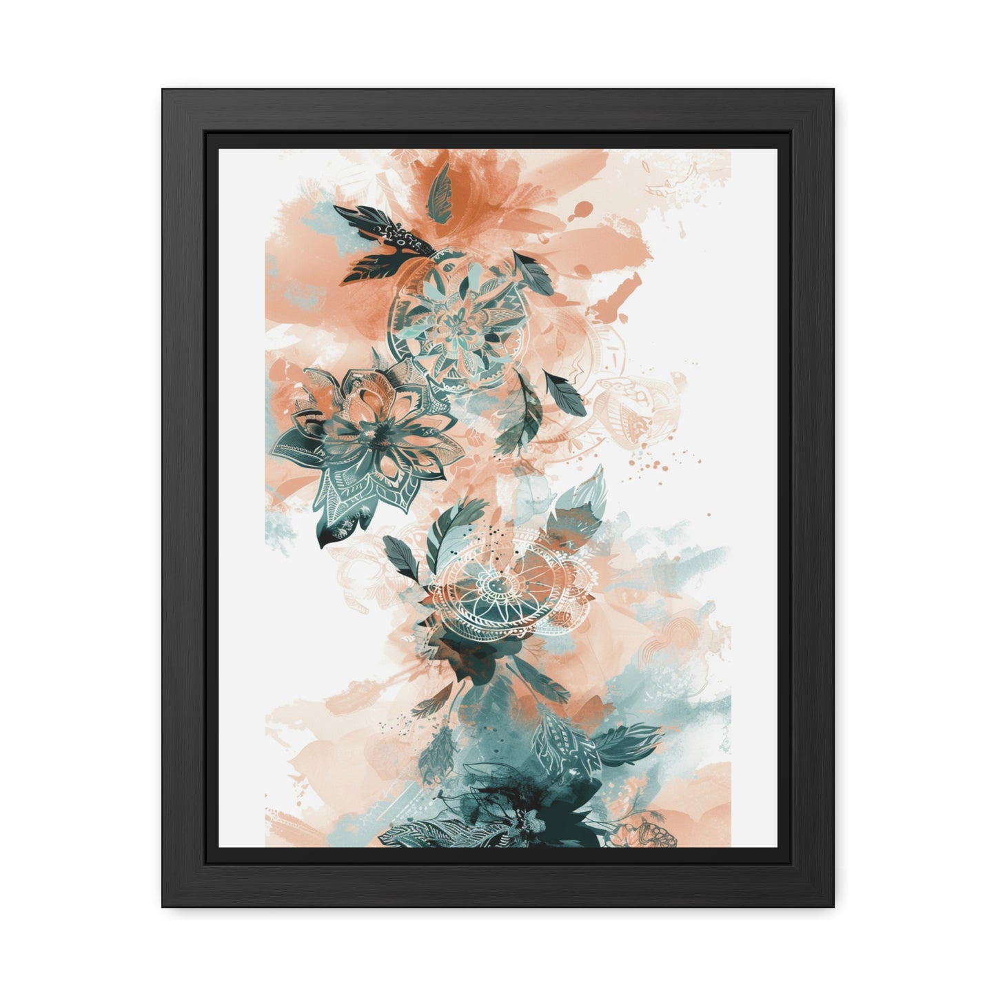 Botanical Dream Framed Poster — Aesthetic Wall Art, Boho Botanical Print, Home Decor Gift for Her | Vintageanna