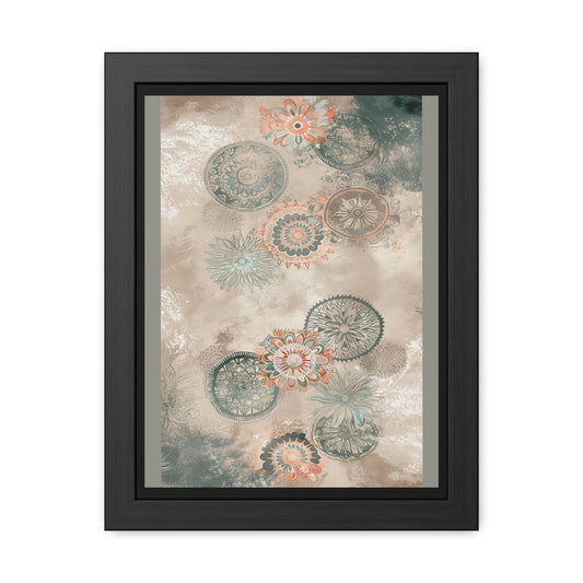 Bohemian Floral Framed Poster — Vintage Wall Art, Botanical Print, Home Decor Gift for Her | Vintageanna