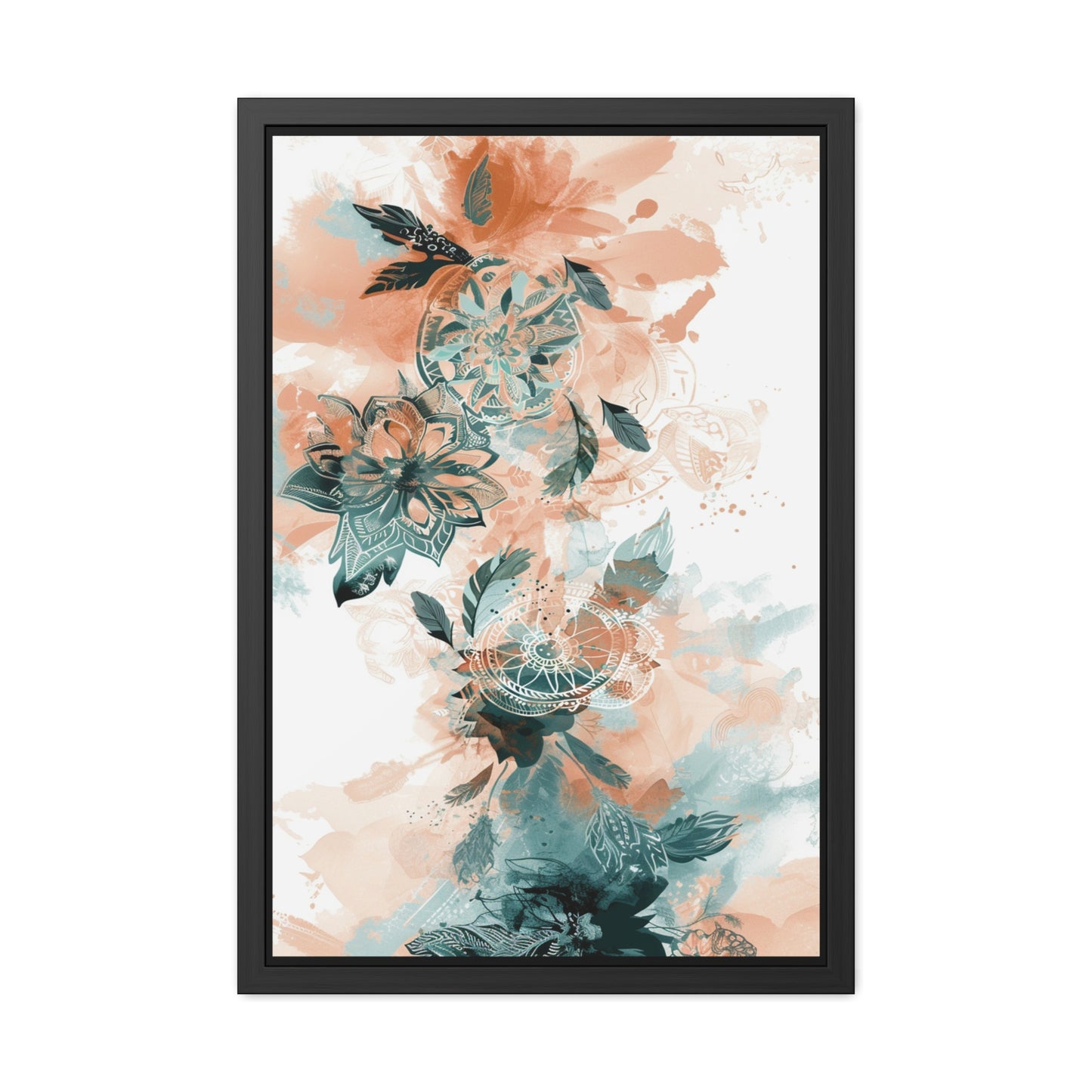 Botanical Dream Framed Poster — Aesthetic Wall Art, Boho Botanical Print, Home Decor Gift for Her | Vintageanna