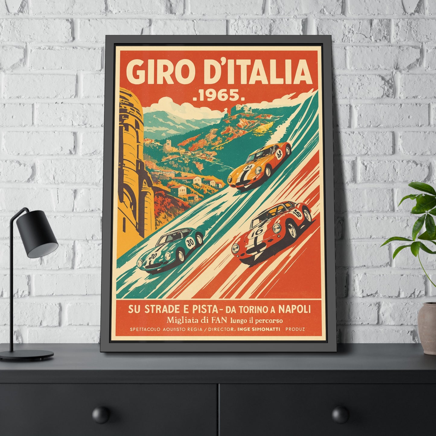 Vintage Velocity Framed Poster | Museum-Quality Fine Art Print