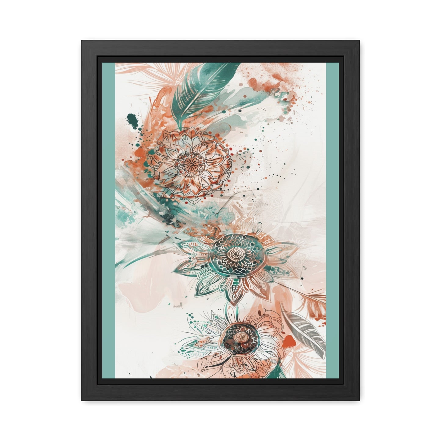Floral Wall Art Print — Boho Framed Poster, Botanical Home Decor, Vintage-Inspired Gift for Her | Vintageanna