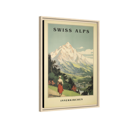 Swiss Alps Vintage Travel Poster | Fine Art Print