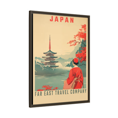 Japan Far East Travel Company Vintage Poster | Museum-Quality Fine Art Print