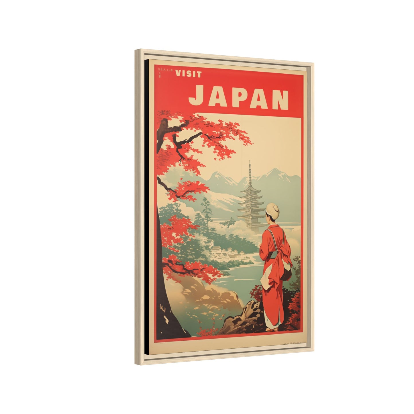 Visit Japan Vintage Poster | Museum-Quality Fine Art Print
