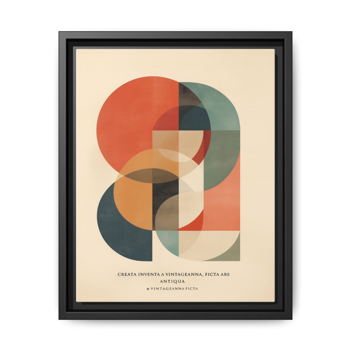 Abstract Geometric Art Print Vintage Poster | Museum-Quality Fine Art Print