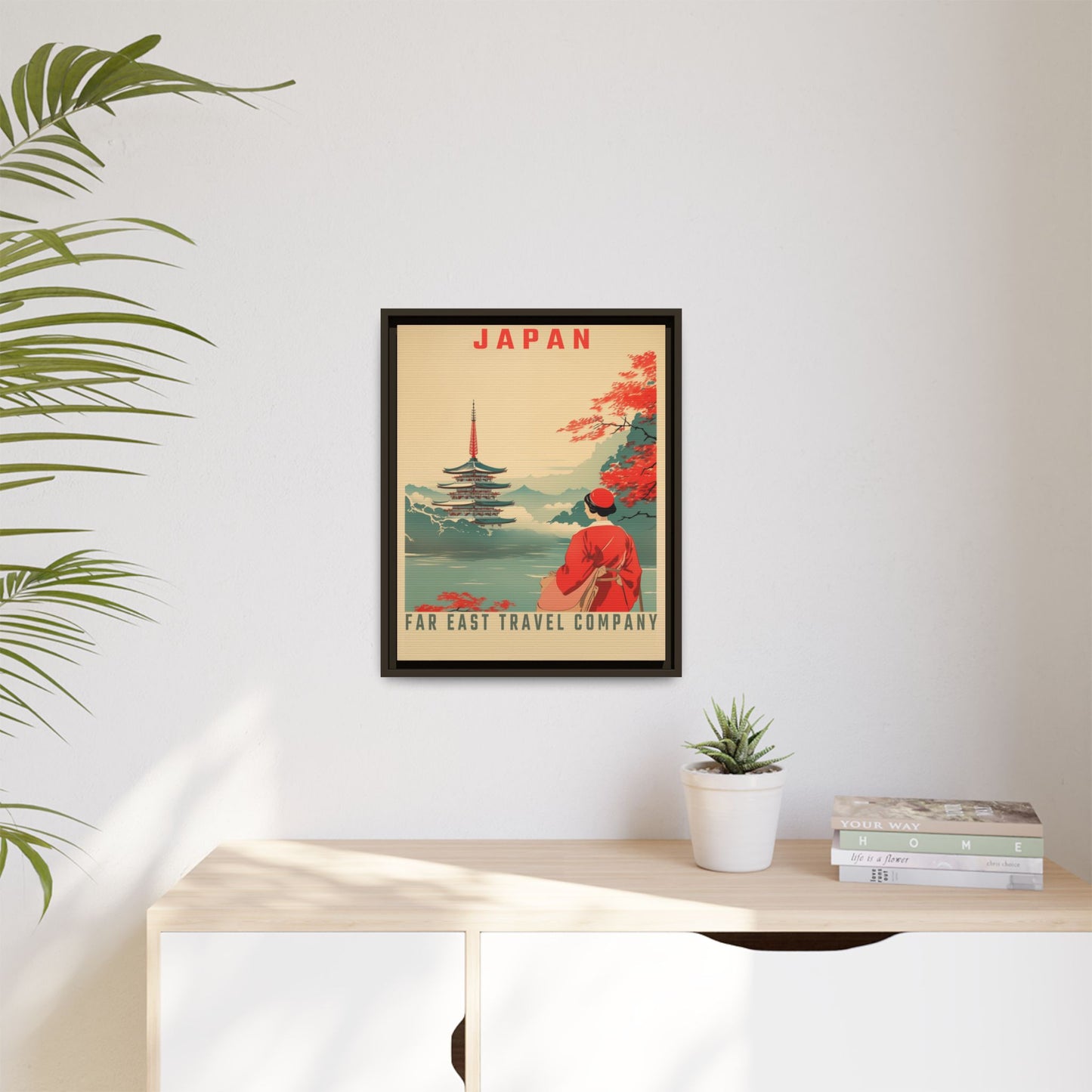 Japan Far East Travel Company Vintage Poster | Museum-Quality Fine Art Print