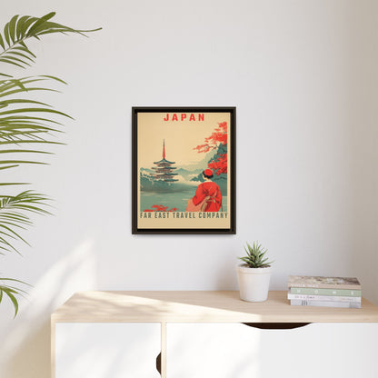 Japan Far East Travel Company Vintage Poster | Museum-Quality Fine Art Print