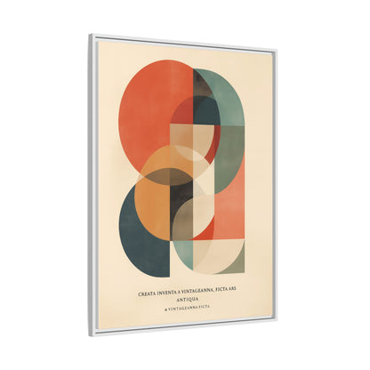 Abstract Geometric Art Print Vintage Poster | Museum-Quality Fine Art Print