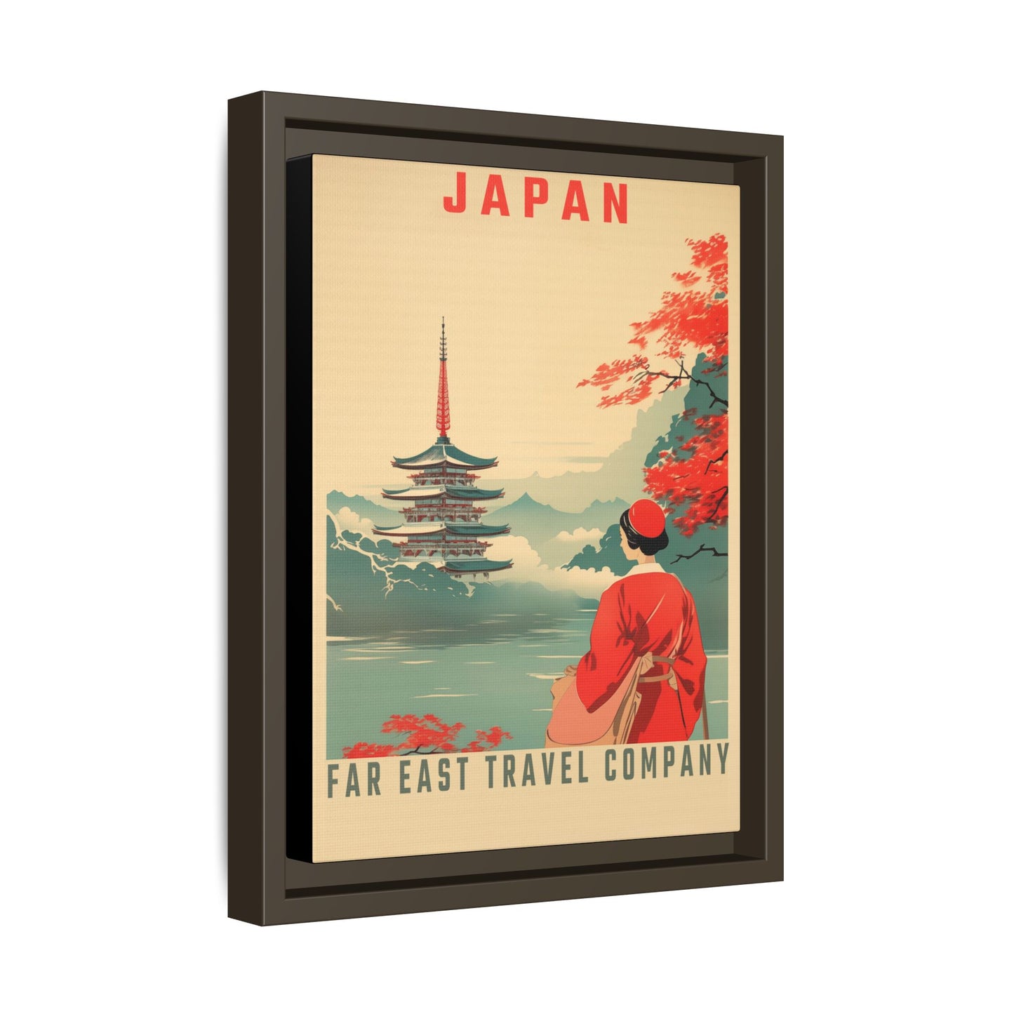 Japan Far East Travel Company Vintage Poster | Museum-Quality Fine Art Print