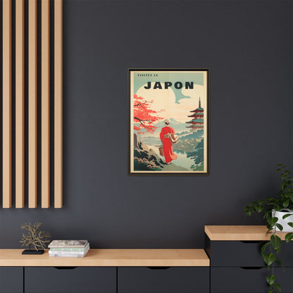 Vintage Japan Travel Poster | Museum-Quality Fine Art Print