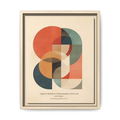 Abstract Geometric Art Print Vintage Poster | Museum-Quality Fine Art Print