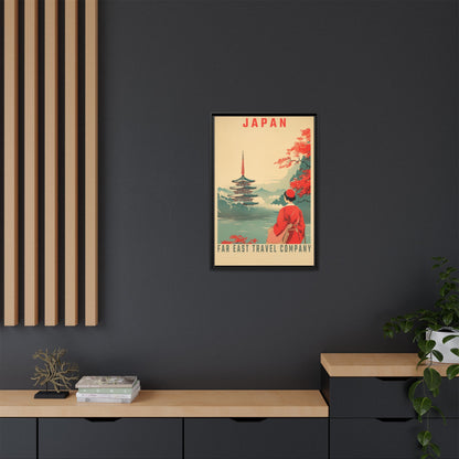 Japan Far East Travel Company Vintage Poster | Museum-Quality Fine Art Print