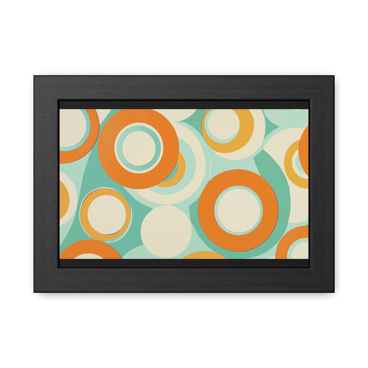 Modern Abstract Wall Art – Colorful Framed Poster for Home or Office, Minimalist Design, Ready to Hang