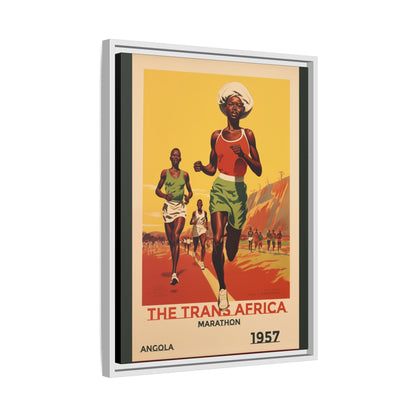 Trans-Africa Marathon 1957 Vintage Poster | Fine Art Print