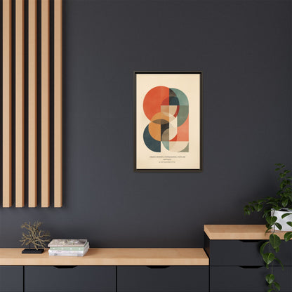Abstract Geometric Art Print Vintage Poster | Museum-Quality Fine Art Print