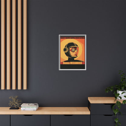 Donna Meccanica Retro Sci-Fi Vintage Poster | Museum-Quality Fine Art Print