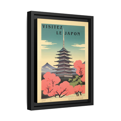 Visitez le Japon Japanese Travel Vintage Poster | Museum-Quality Fine Art Print