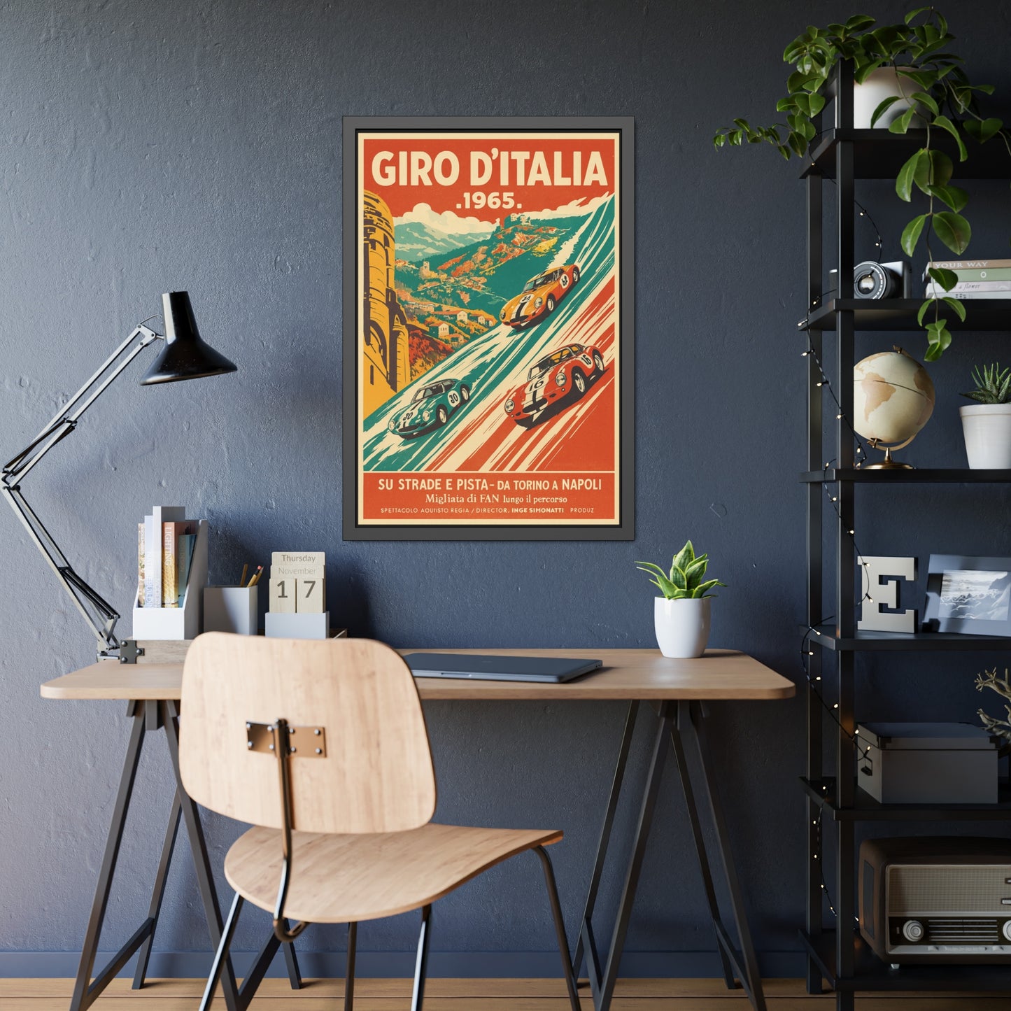 Vintage Velocity Framed Poster | Museum-Quality Fine Art Print