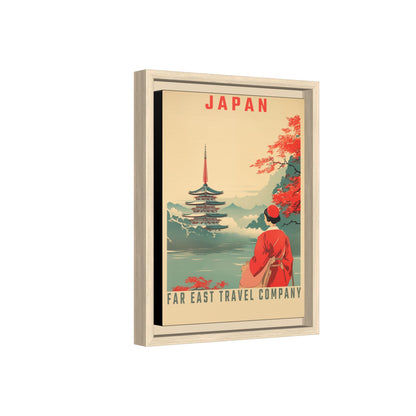 Japan Far East Travel Company Vintage Poster | Museum-Quality Fine Art Print