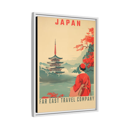 Japan Far East Travel Company Vintage Poster | Museum-Quality Fine Art Print