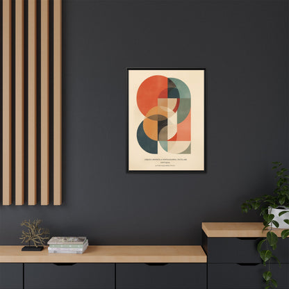 Abstract Geometric Art Print Vintage Poster | Museum-Quality Fine Art Print