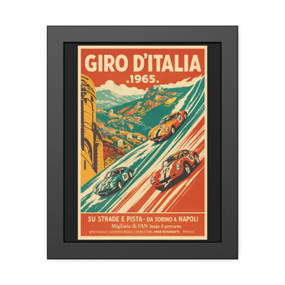 Vintage Velocity Framed Poster | Museum-Quality Fine Art Print