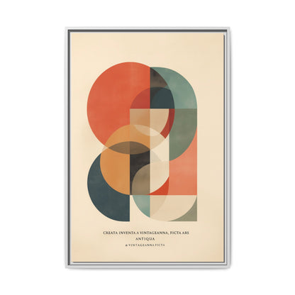 Abstract Geometric Art Print Vintage Poster | Museum-Quality Fine Art Print