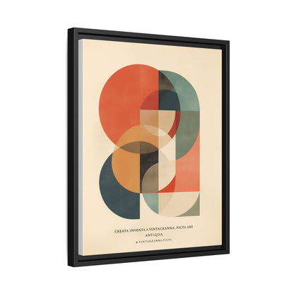 Abstract Geometric Art Print Vintage Poster | Museum-Quality Fine Art Print