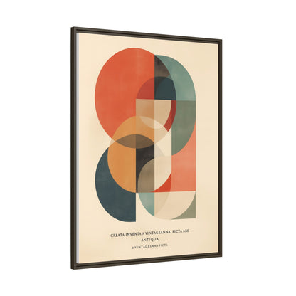 Abstract Geometric Art Print Vintage Poster | Museum-Quality Fine Art Print