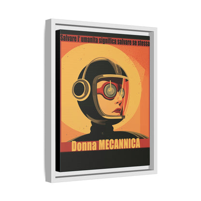 Donna Meccanica Retro Sci-Fi Vintage Poster | Museum-Quality Fine Art Print