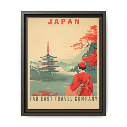 Japan Far East Travel Company Vintage Poster | Museum-Quality Fine Art Print