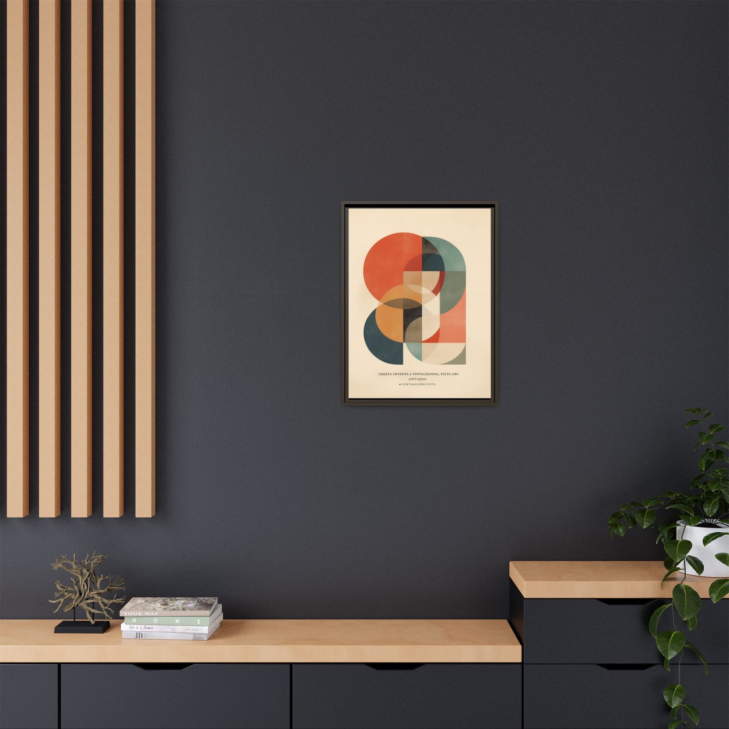 Abstract Geometric Art Print Vintage Poster | Museum-Quality Fine Art Print