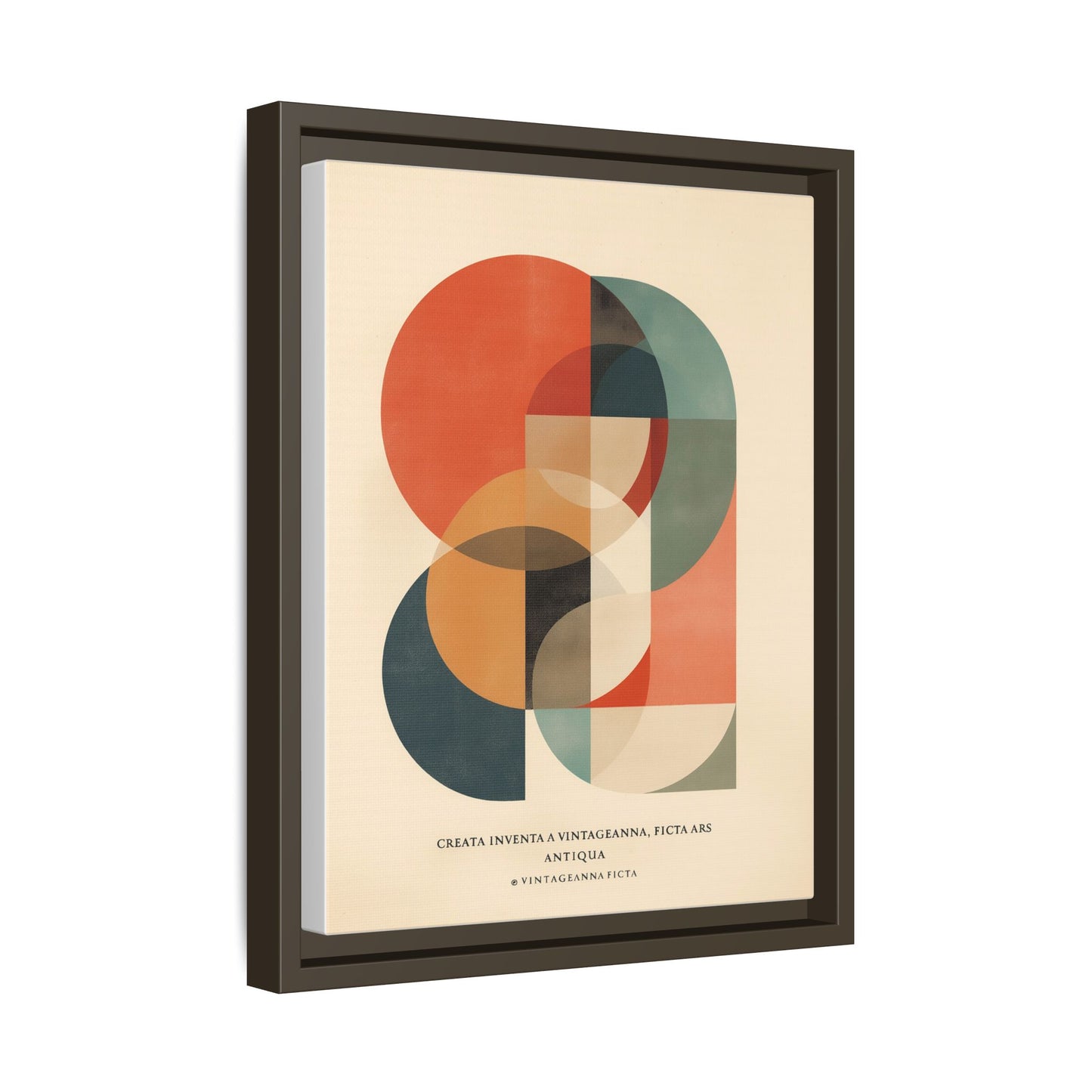 Abstract Geometric Art Print Vintage Poster | Museum-Quality Fine Art Print