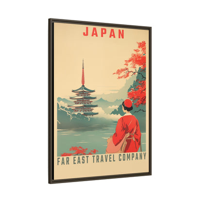 Japan Far East Travel Company Vintage Poster | Museum-Quality Fine Art Print