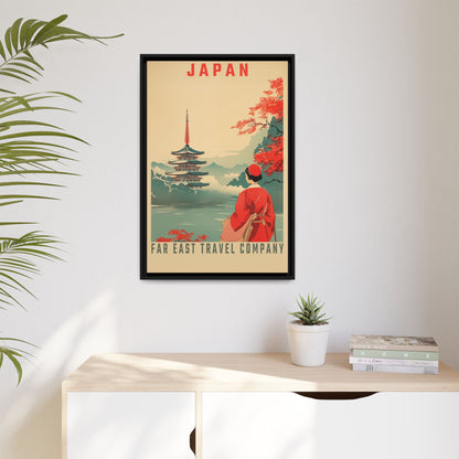 Japan Far East Travel Company Vintage Poster | Museum-Quality Fine Art Print