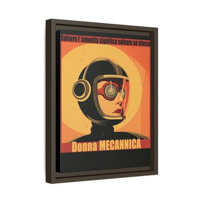 Donna Meccanica Retro Sci-Fi Vintage Poster | Museum-Quality Fine Art Print