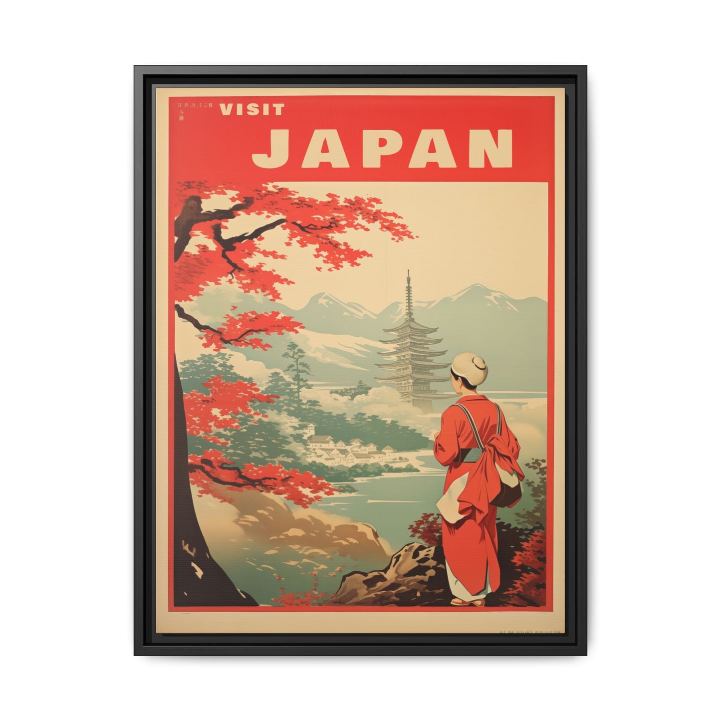Visit Japan Vintage Poster | Museum-Quality Fine Art Print