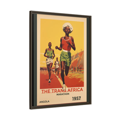 Trans-Africa Marathon 1957 Vintage Poster | Fine Art Print