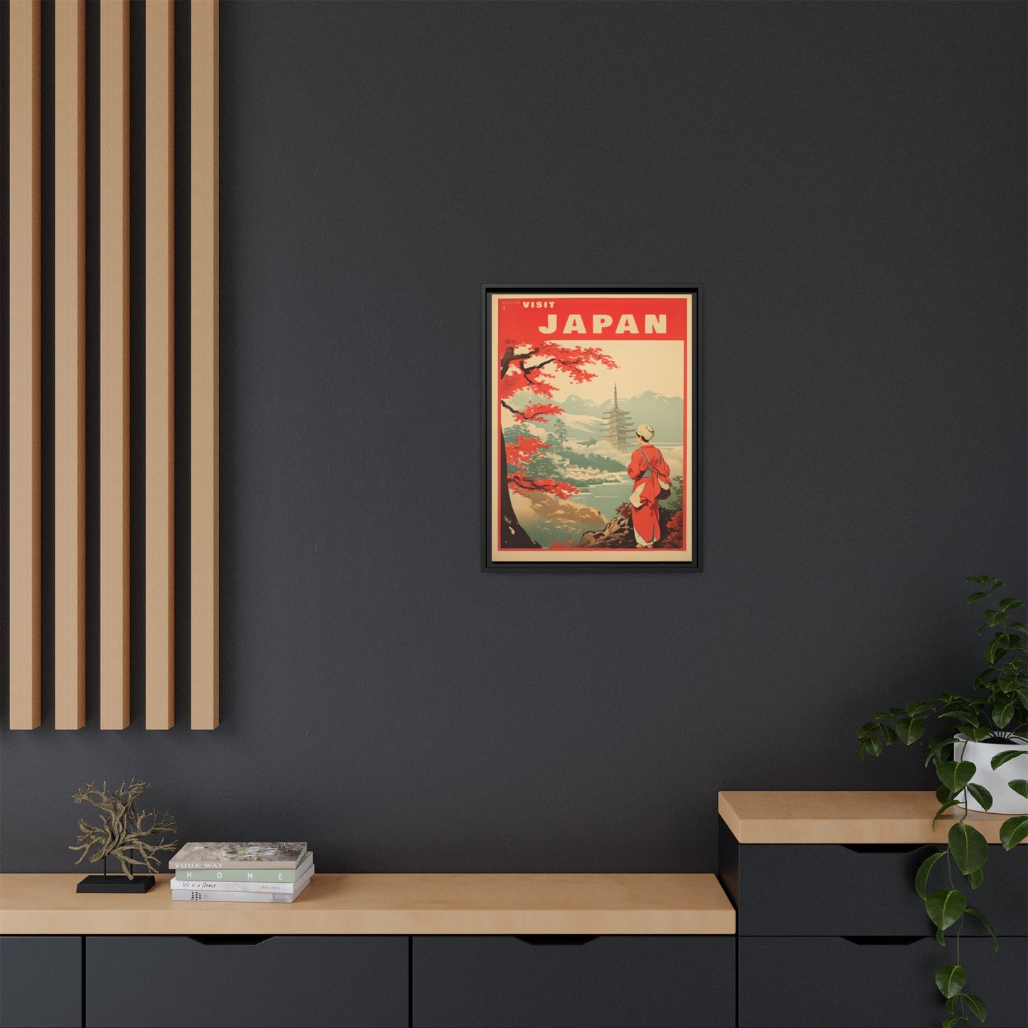 Visit Japan Vintage Poster | Museum-Quality Fine Art Print