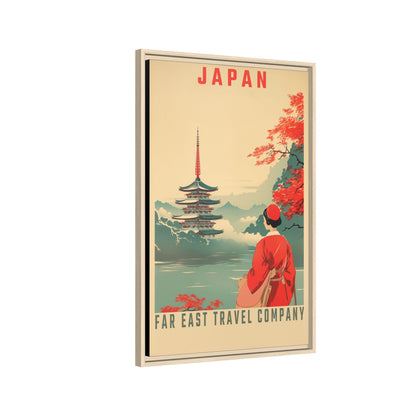 Japan Far East Travel Company Vintage Poster | Museum-Quality Fine Art Print