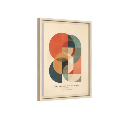 Abstract Geometric Art Print Vintage Poster | Museum-Quality Fine Art Print